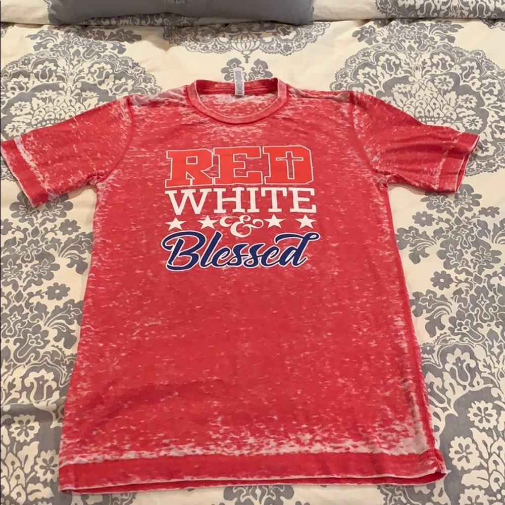 🇺🇸NWOT Red White and Blessed Tee 🇺🇸
